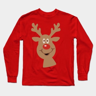 Happy Reindeer Long Sleeve T-Shirt